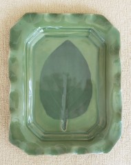 Celadon Wasabi Rectangle Leaf Tray (LL)