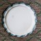 Celadon Fern Round Plate with fluted edge (LL)